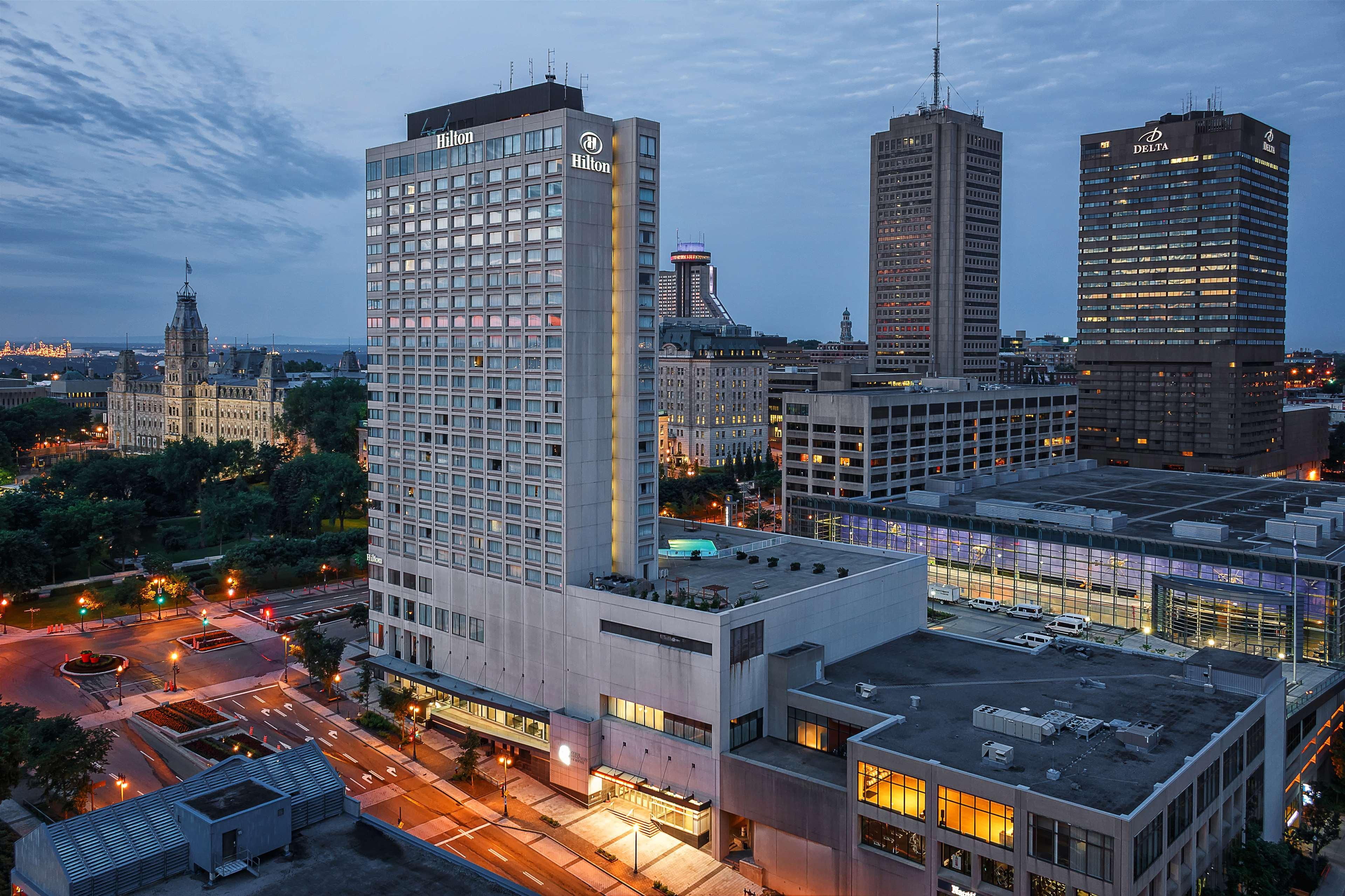 Hilton Quebec Hotel Exterior foto